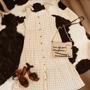 Papercrane || checked dress